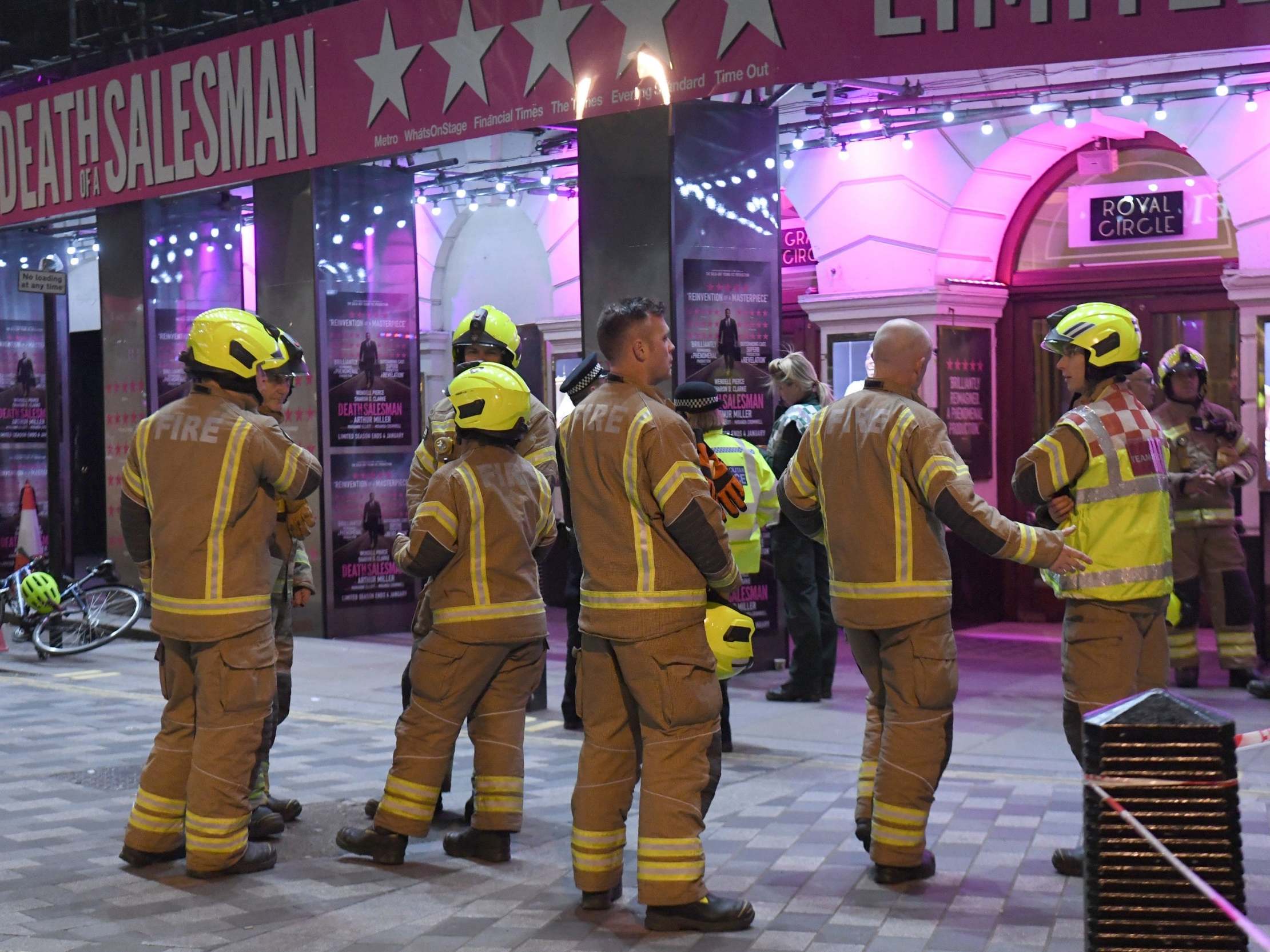 Piccadilly Theatre evacuated after roof collapses during show