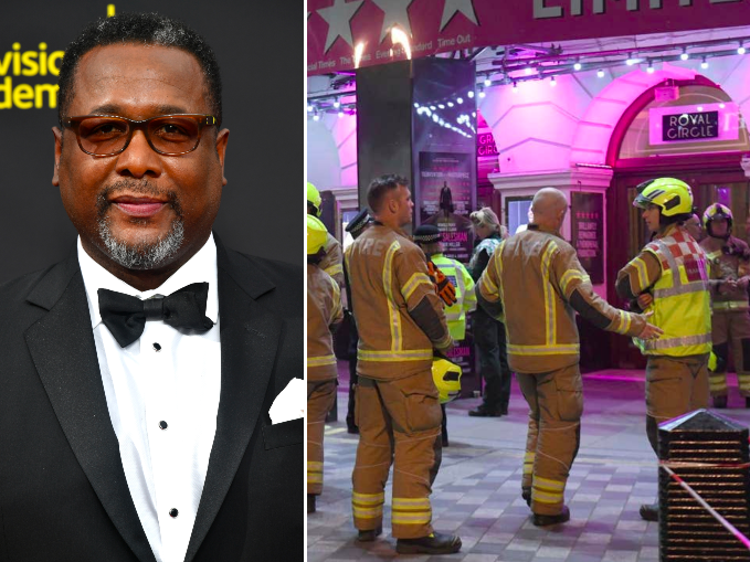 Piccadilly Theatre collapse: Wendell Pierce tells audience &apos;let&apos;s go to the pub&apos; after ceiling falls in