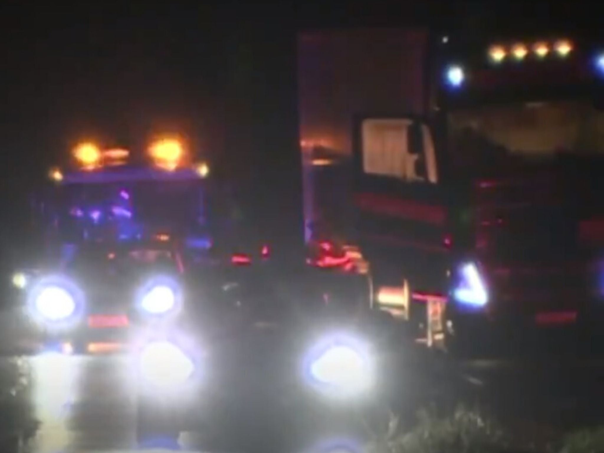 A man in his 50s has been arrested on suspicion of assisting with illegal entry in connection with the incident