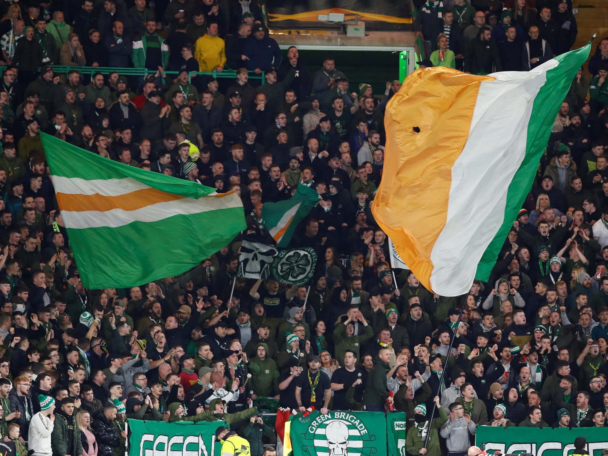 Two travelling Celtic fans were stabbed in Rome