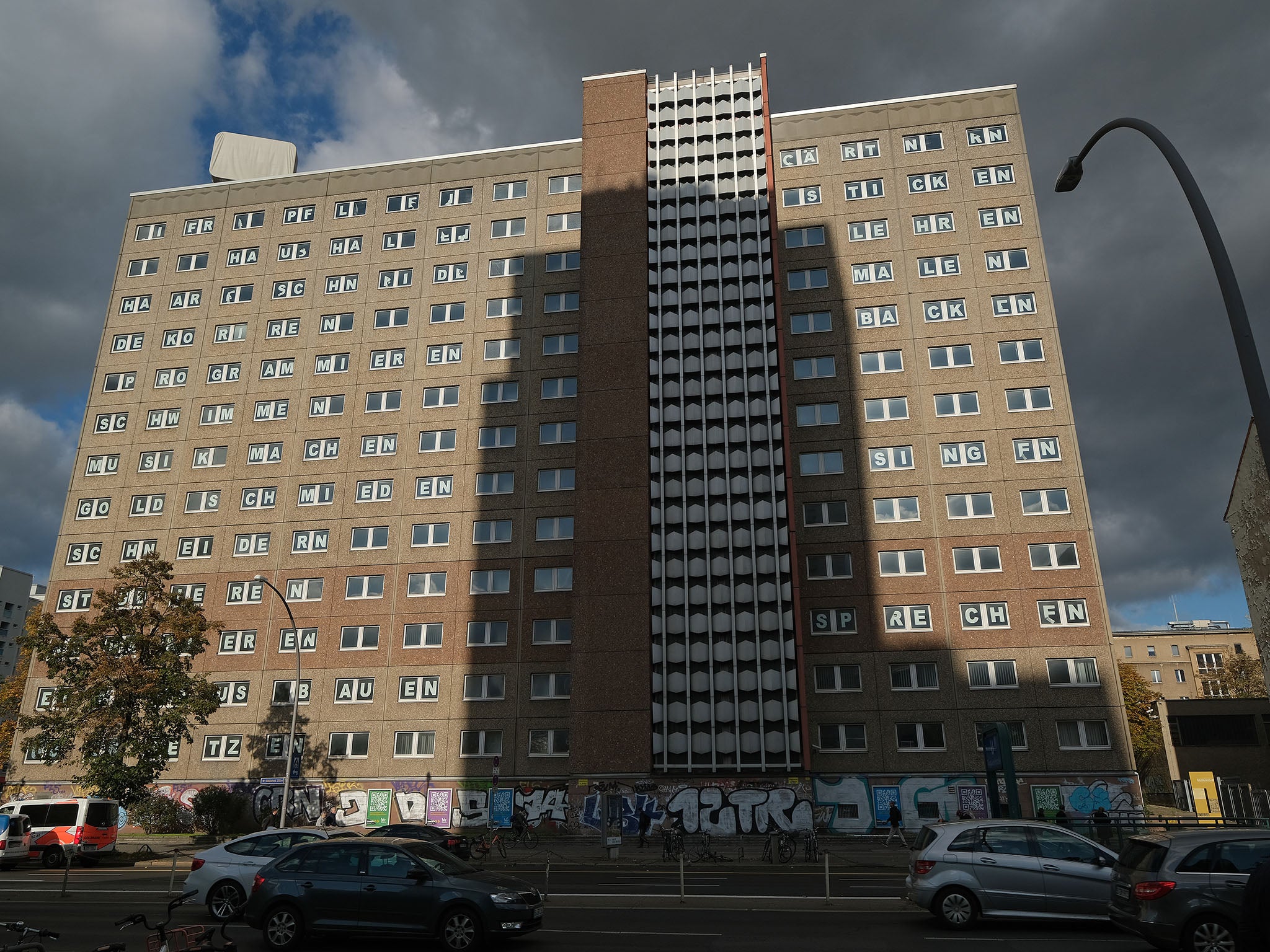 The former headquarters of the Stasi in Berlin typifies Brutalist architecture
