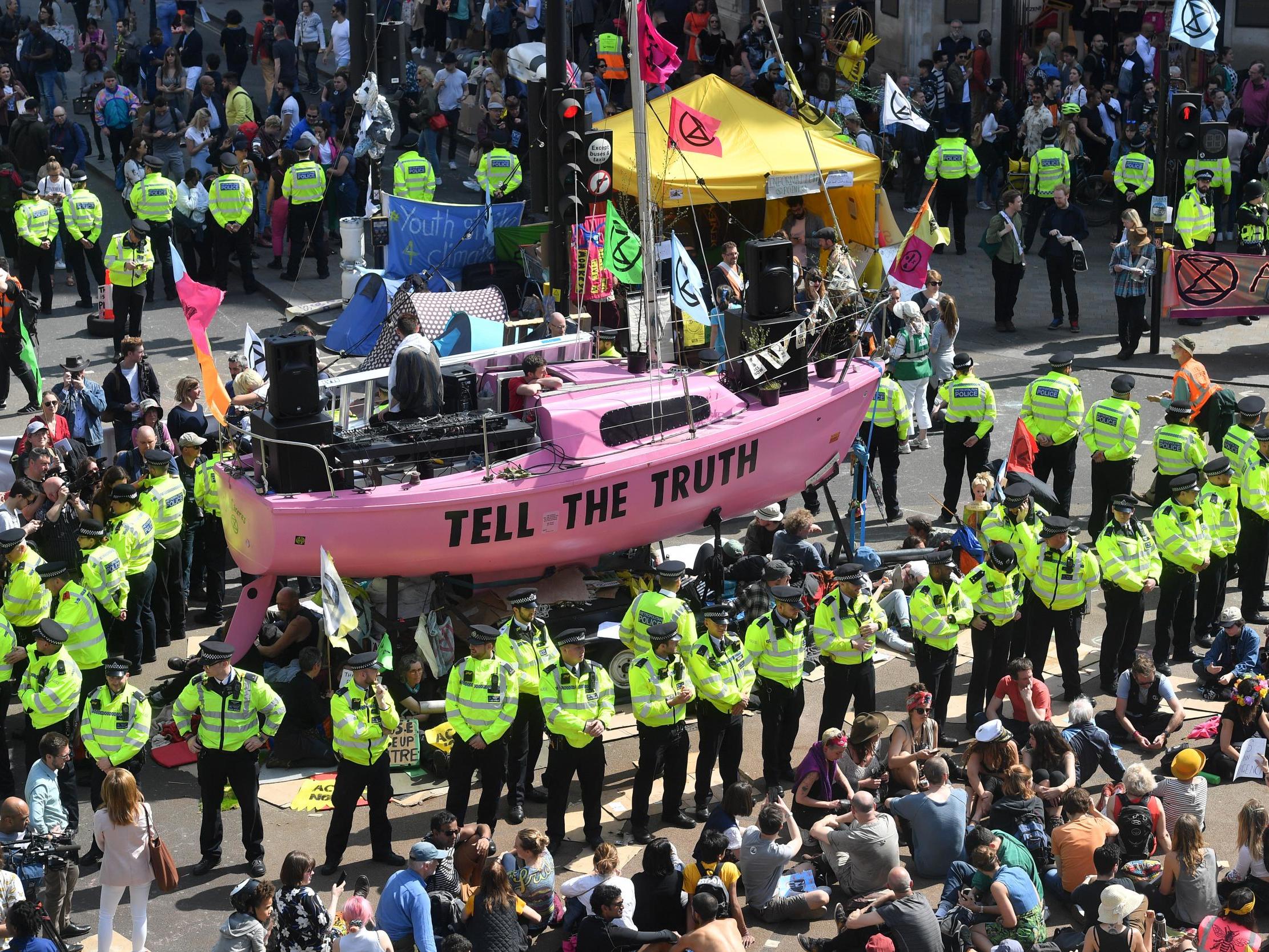 Extinction Rebellion cases suspended after police ban ruled unlawful by High Court