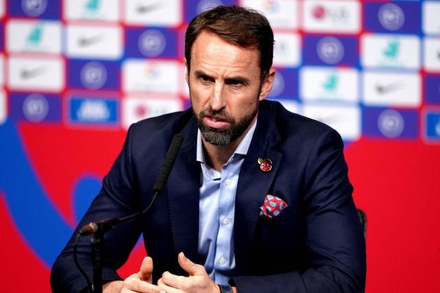 Gareth Southgate was once more drawn to address racism in football