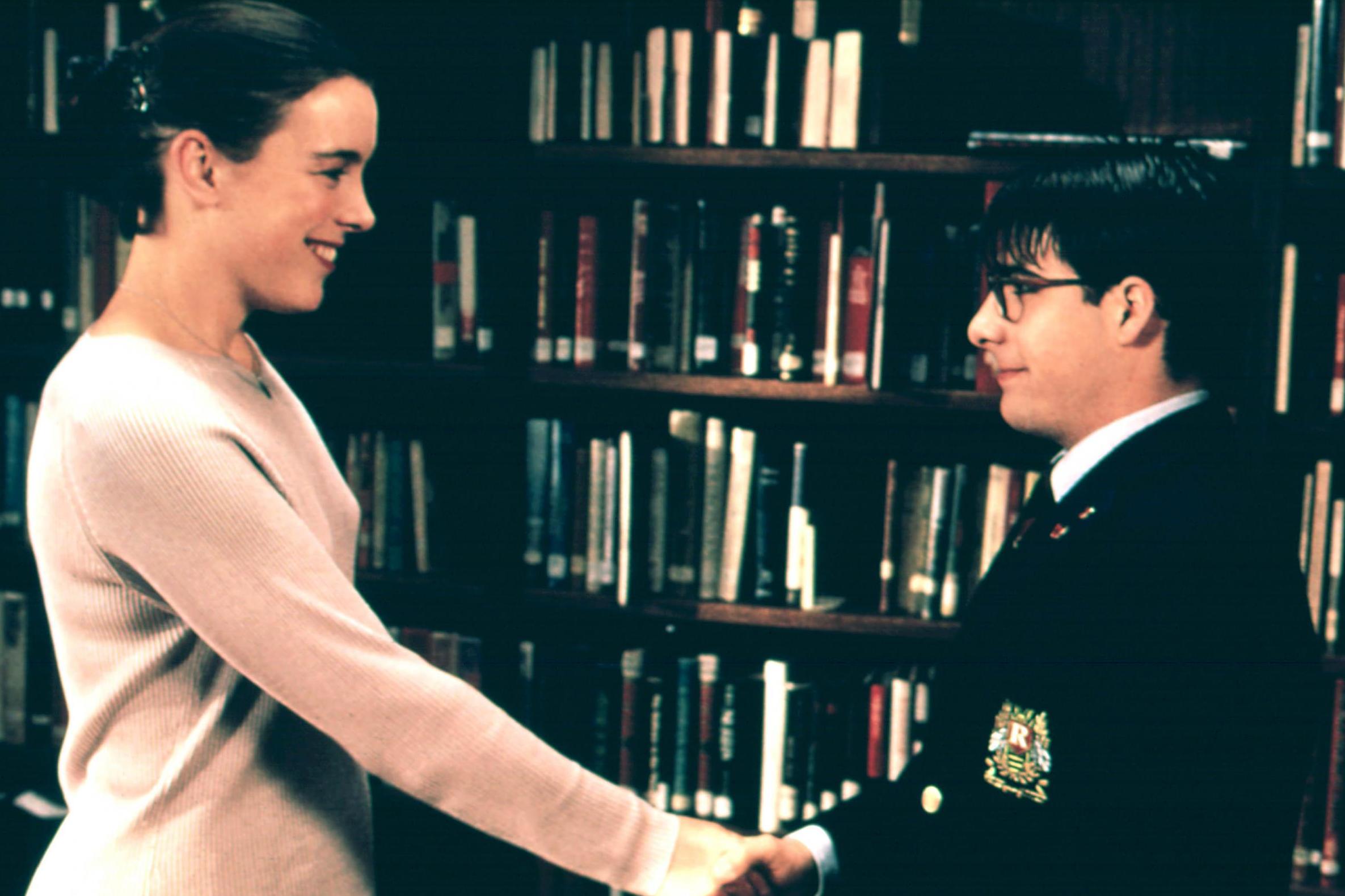 Max power: Schwartzman with Olivia Williams in ‘Rushmore’