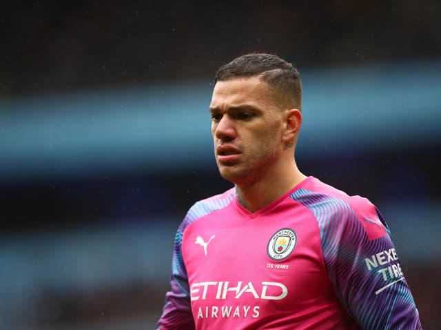 Ederson will miss the match against Liverpool