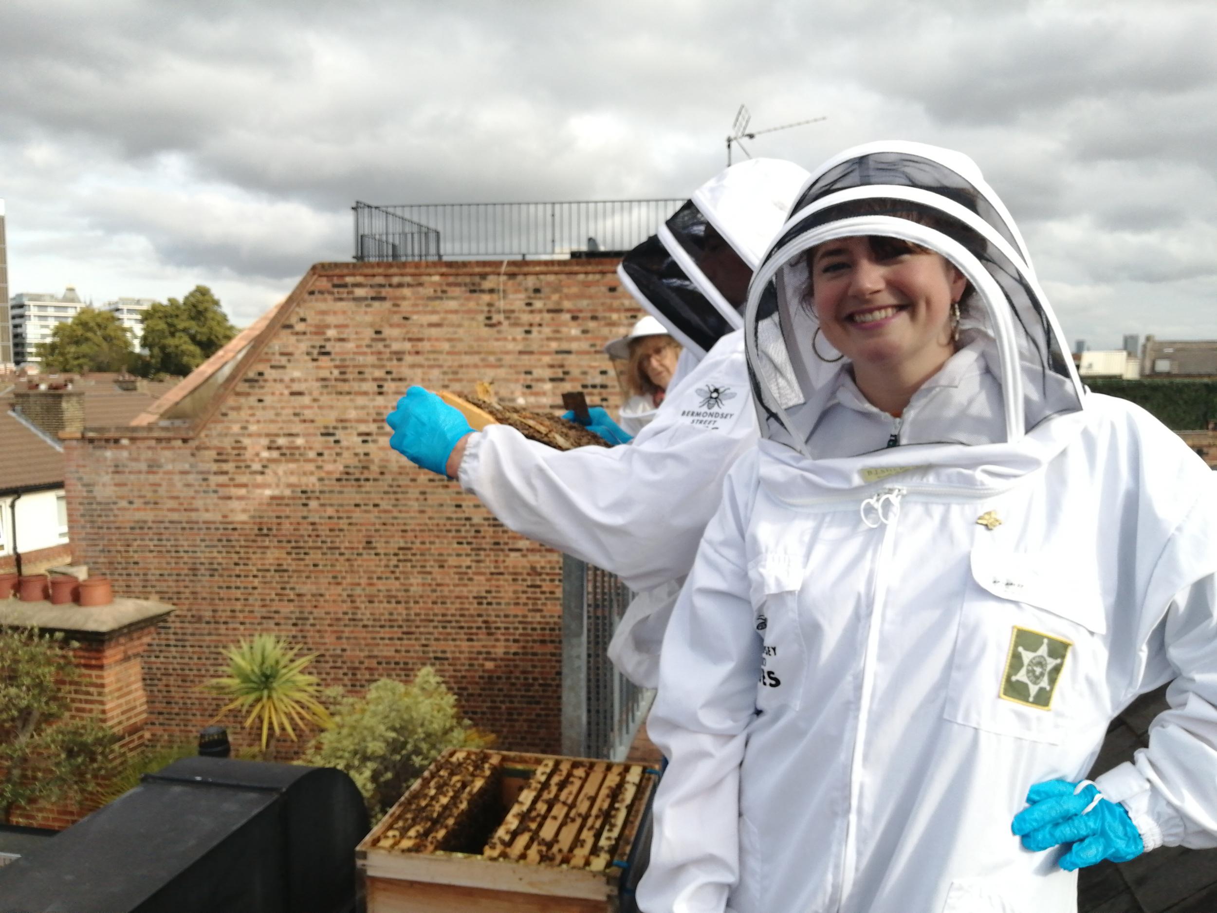 Helen meets the bees of Bermondsey on a Make My Day tour