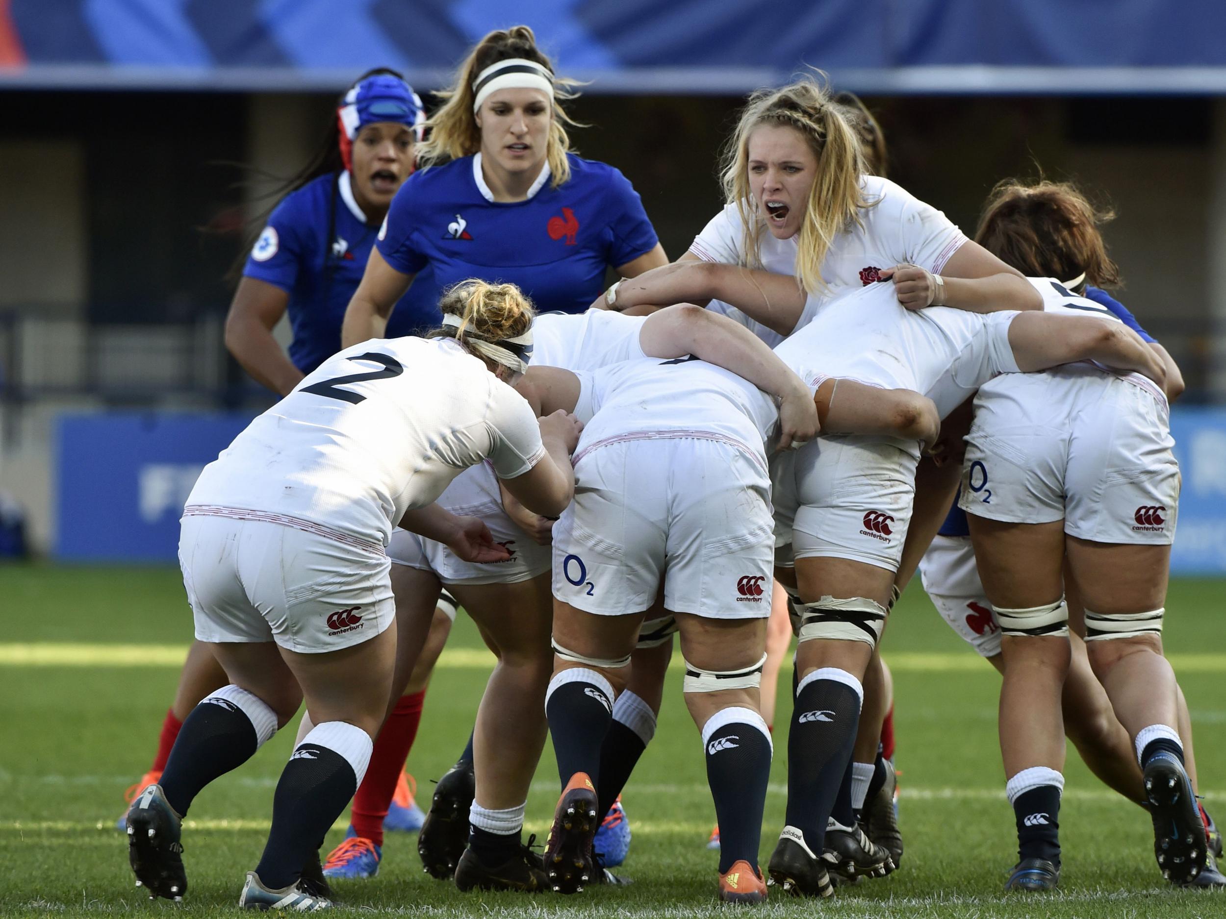 England Women's powerful pack helped them to a first victory in France since 2012