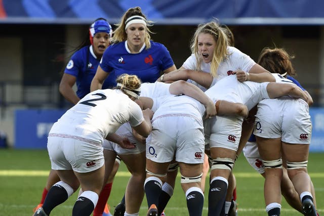 England Women's powerful pack helped them to a first victory in France since 2012