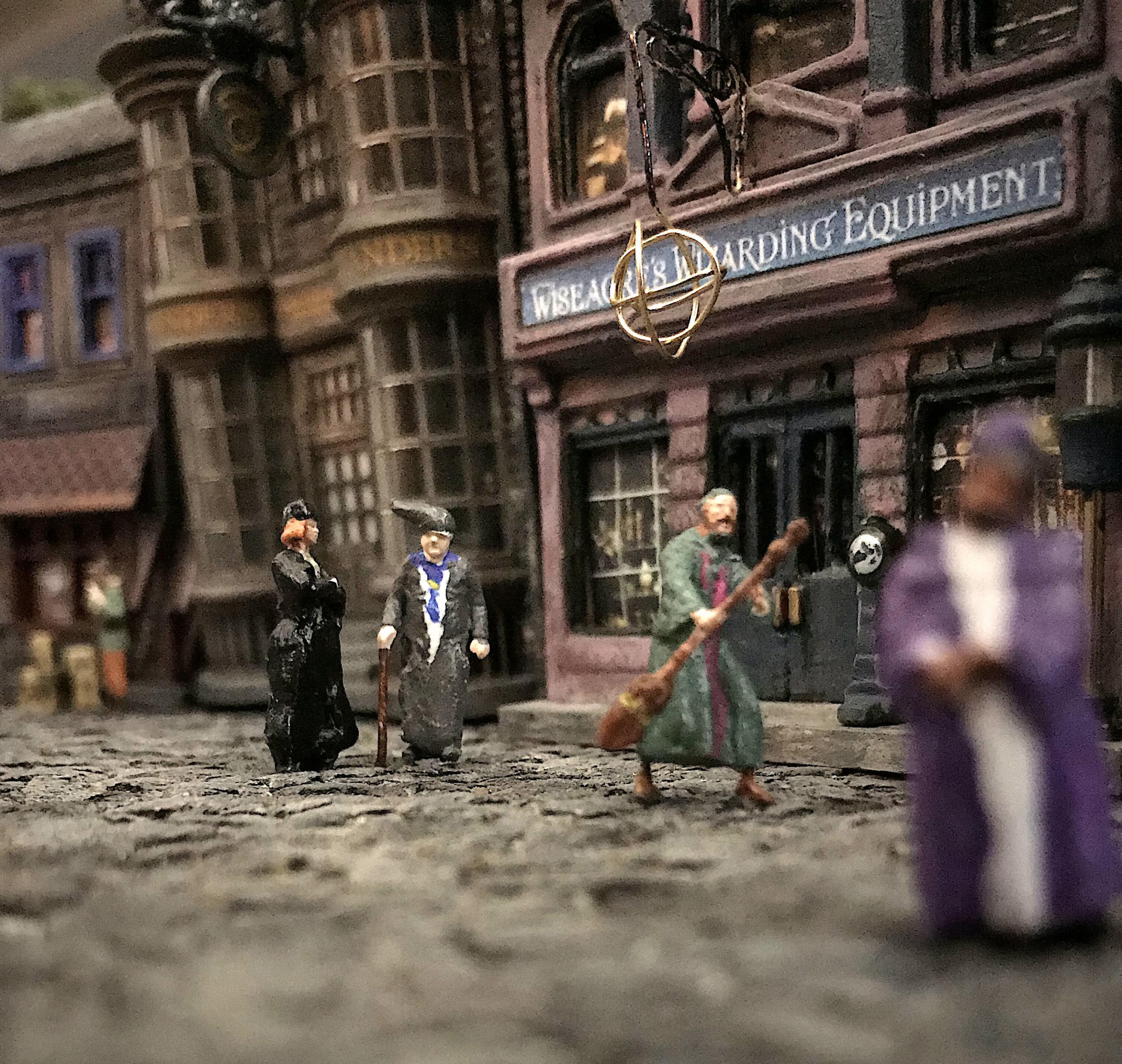 Father creates mini version of the Harry Potter world (SWNS)