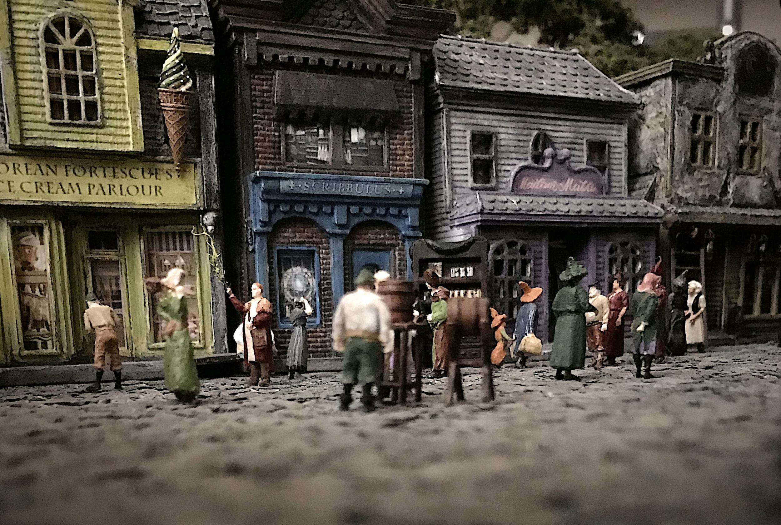 Rigby says his favourite part was creating Diagon Alley (SWNS)