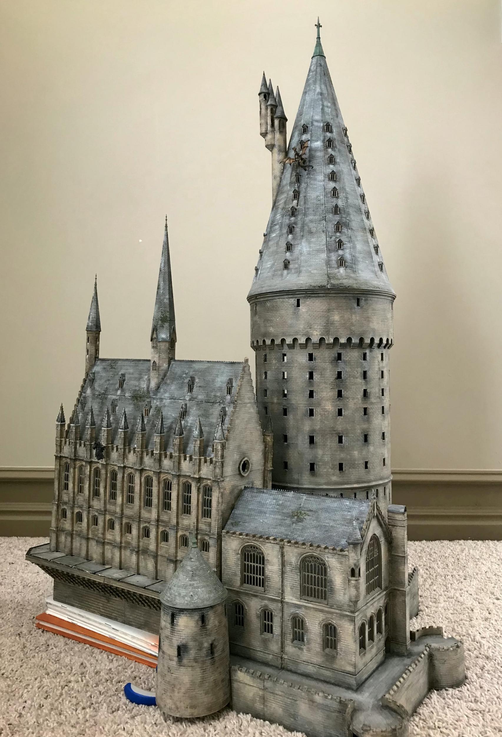 The castle is being built partly with a 3-D printer (SWNS)