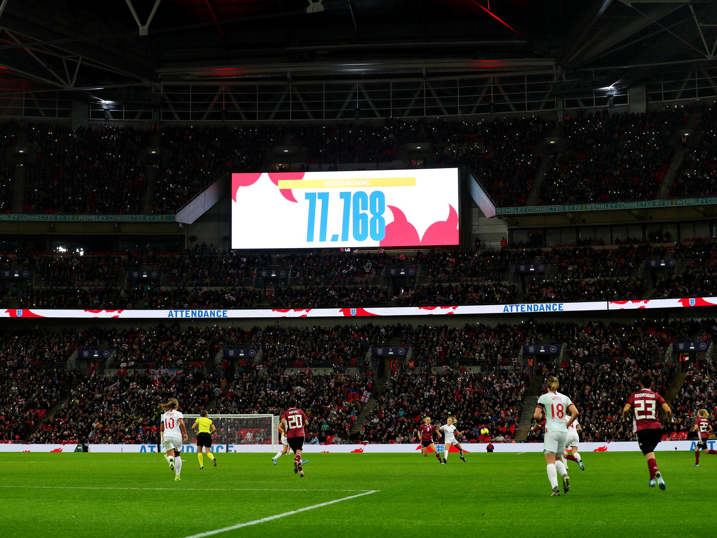 Nearly 80,000 people were in attendance as Germany broke English hearts late on