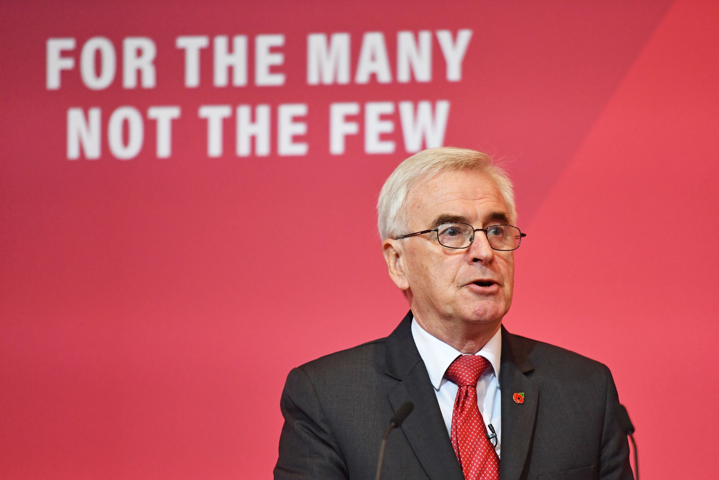 General election: Labour splits over four-day week as McDonnell says plan will include NHS staff