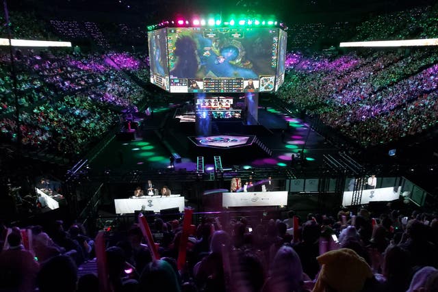 The League of Legends World Championship finals took place at the AccorHotels Arena in Paris.