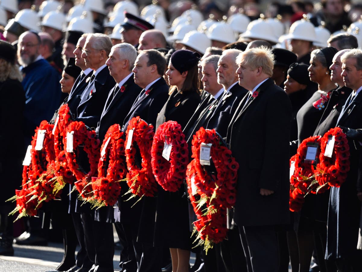 Remembrance Day Royal family and politicians join veterans to honour