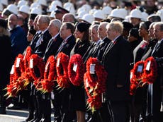 Royal family, politicians and veterans commemorate Britain’s war dead