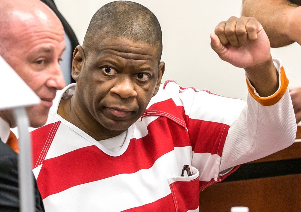 Rodney Reed, pictured here in 2017, is facing execution on 20 November for a murder he says he didn't commit