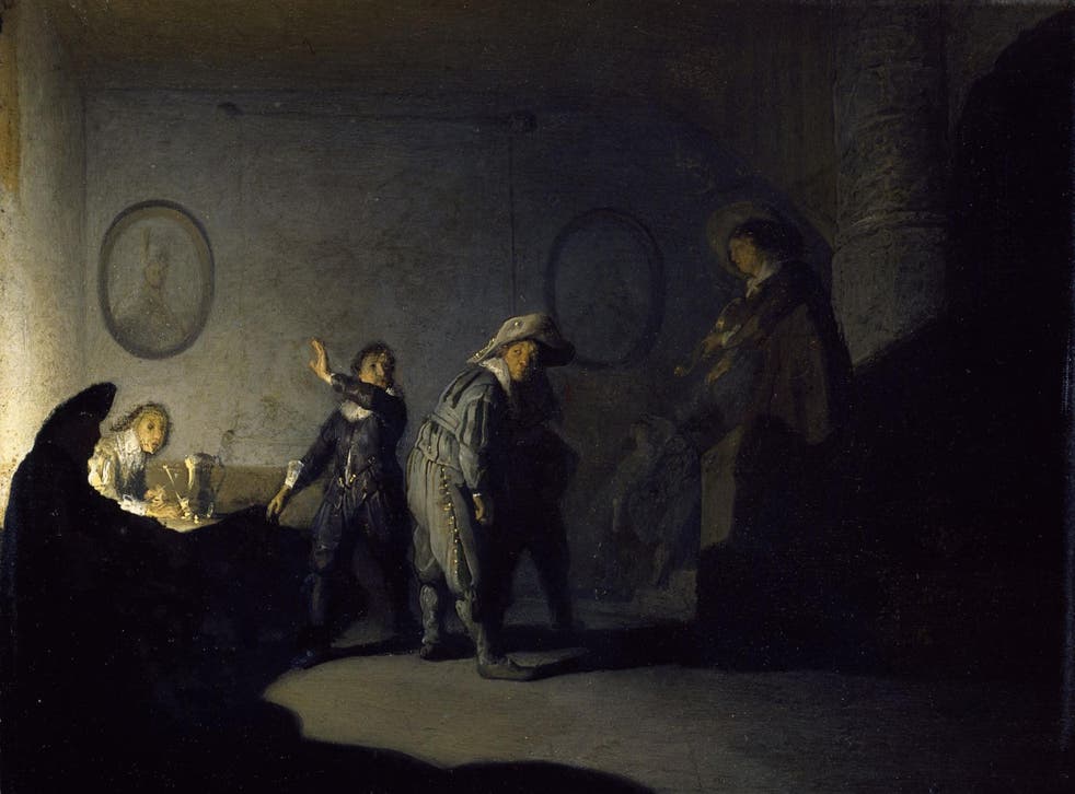 Rembrandt's 'Interior with Figures', 1627