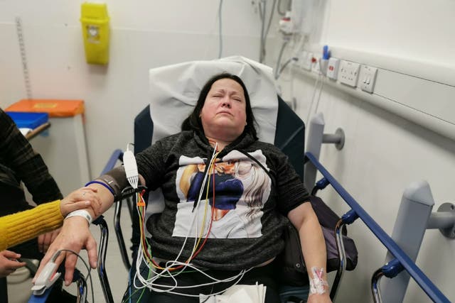Minervina (pictured), a Portuguese cleaner, has fybromyalgia. She claims she was forced to clean areas of the hospital with only one colleague that used to be done by five people