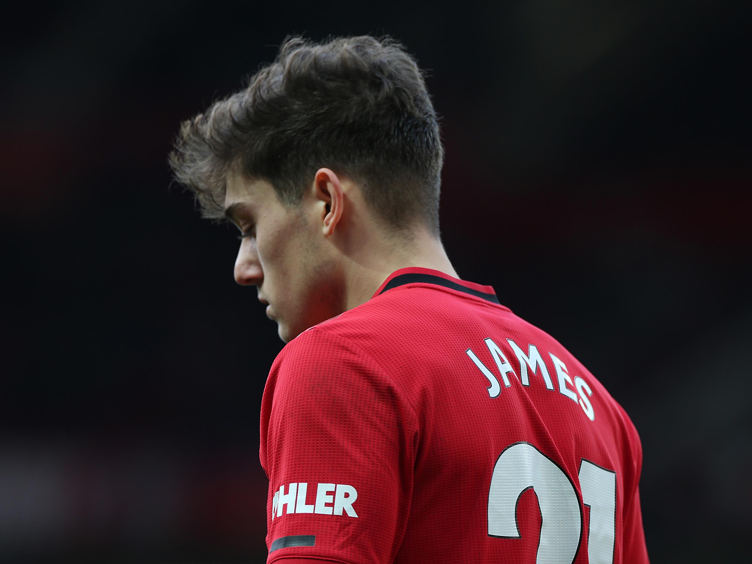 Daniel James is enjoying his football at Manchester United