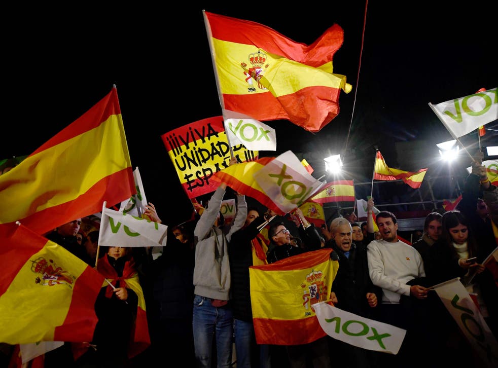 Wristbands and a sense of belonging: How Spain's far-right Vox party has entered the mainstream | The Independent | The Independent