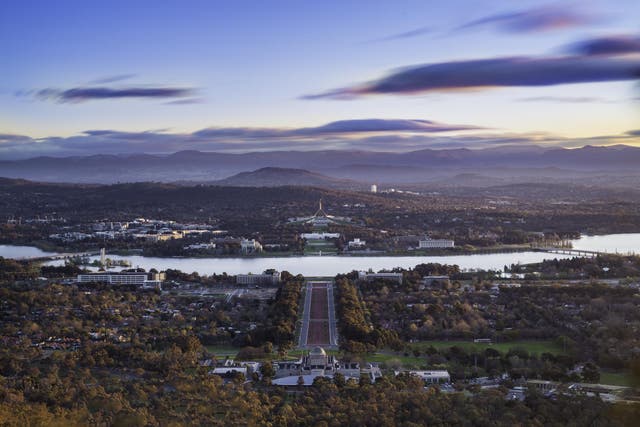 Exquisite views from Mount Ainslie