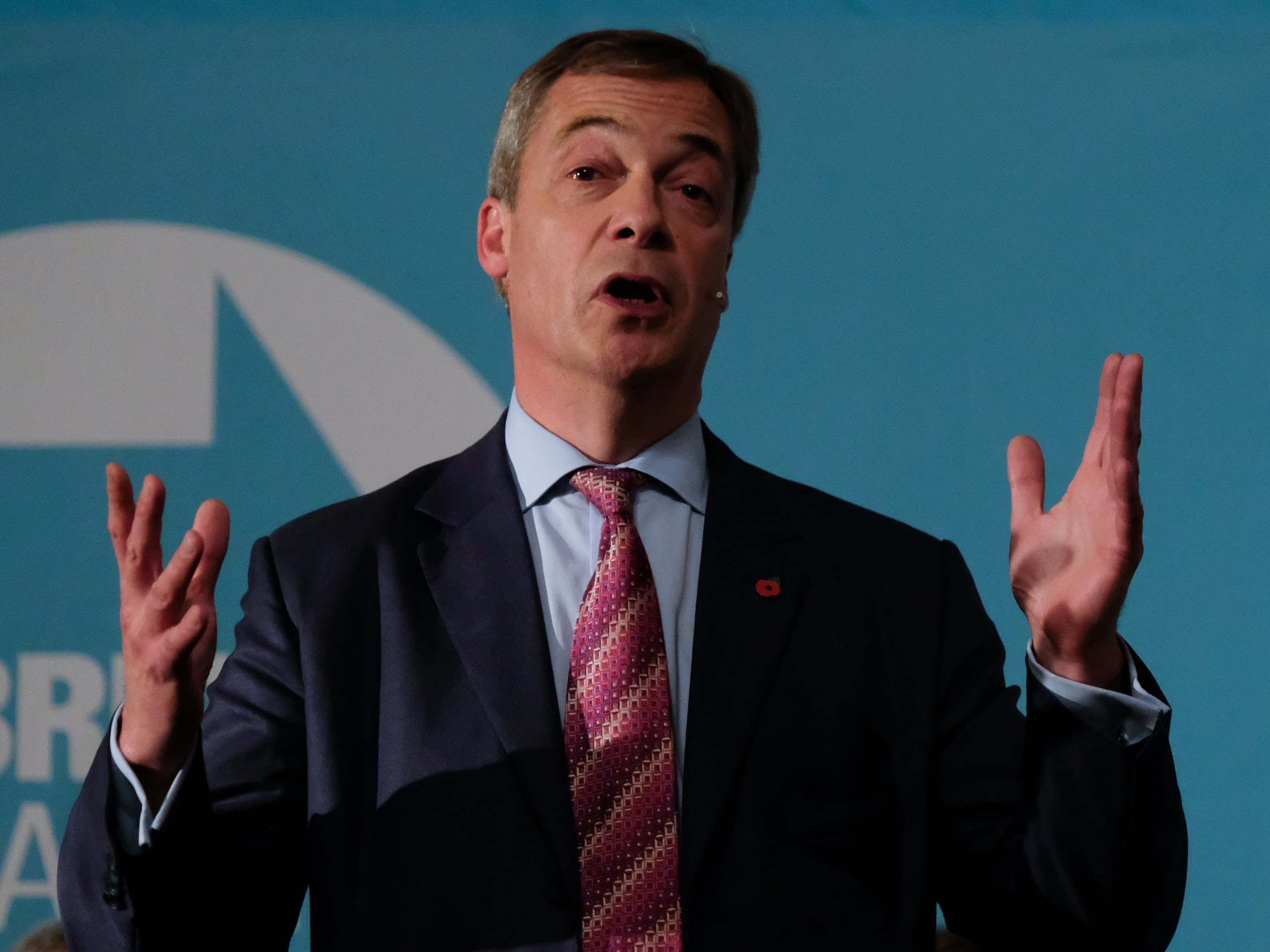 Nigel Farage vows to defy Conservative pressure to abandon entire Brexit Party election campaign over fears he will prevent Johnson majority