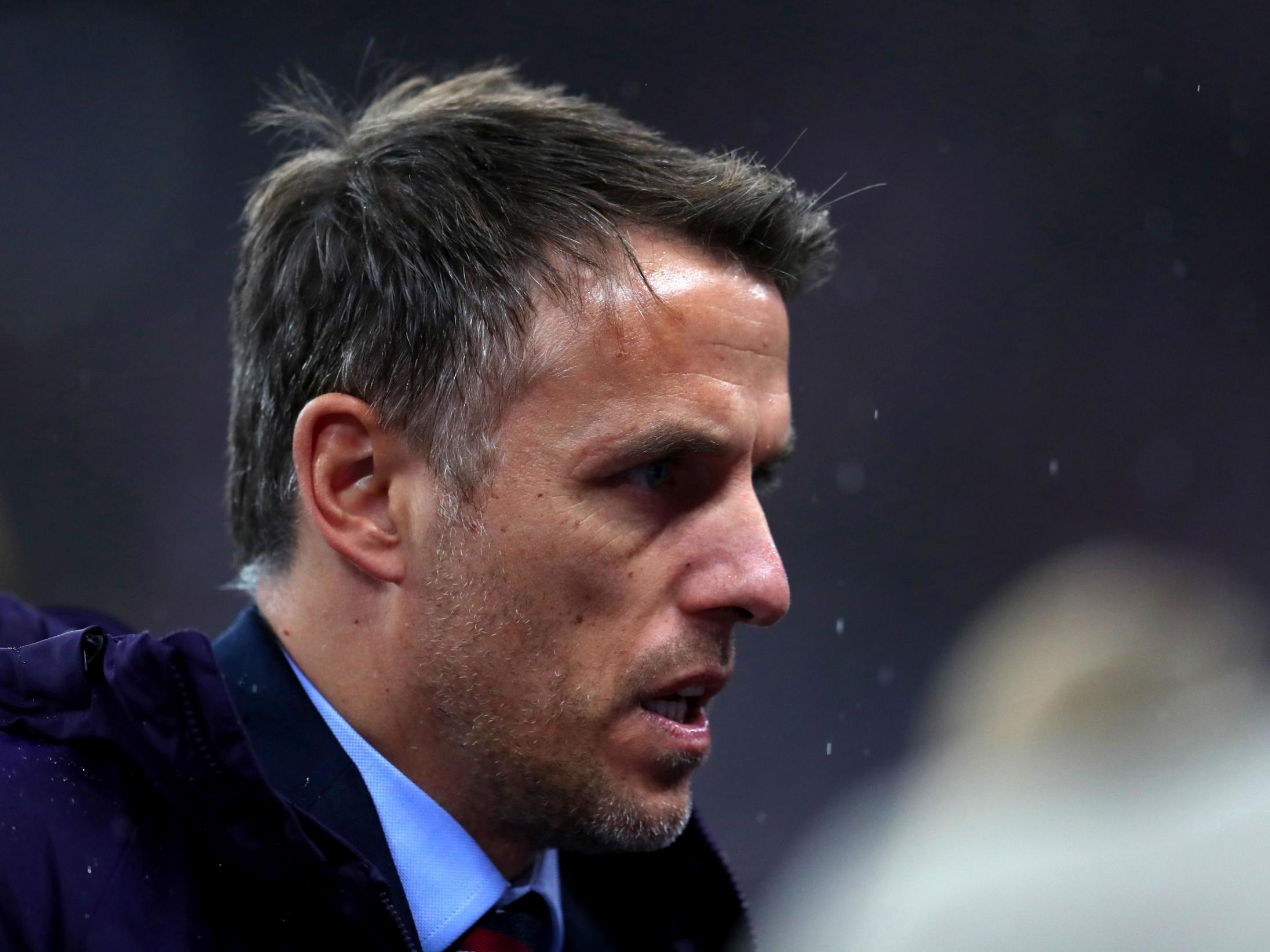 Phil Neville took over the England job in January 2018