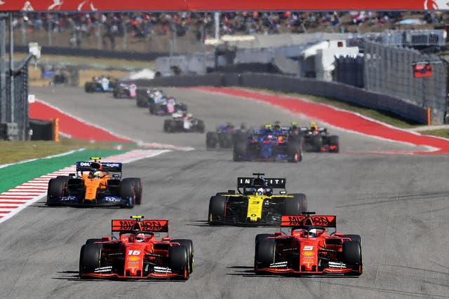 F1 is working out plans for a restart
