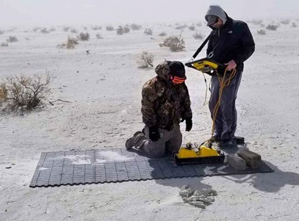 Using ground-penetrating radar allows researchers to access hidden information without the need for excavation