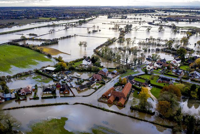 Video: Extent of flooding in north of England captured by drone footage
