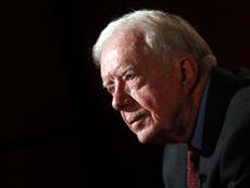 Jimmy Carter speaks at Democratic convention to endorse Biden
