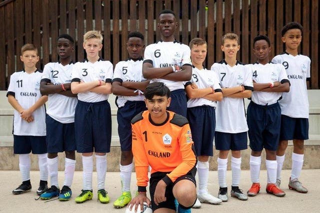 The Newham Schools team represented England at the Danone Nations Cup