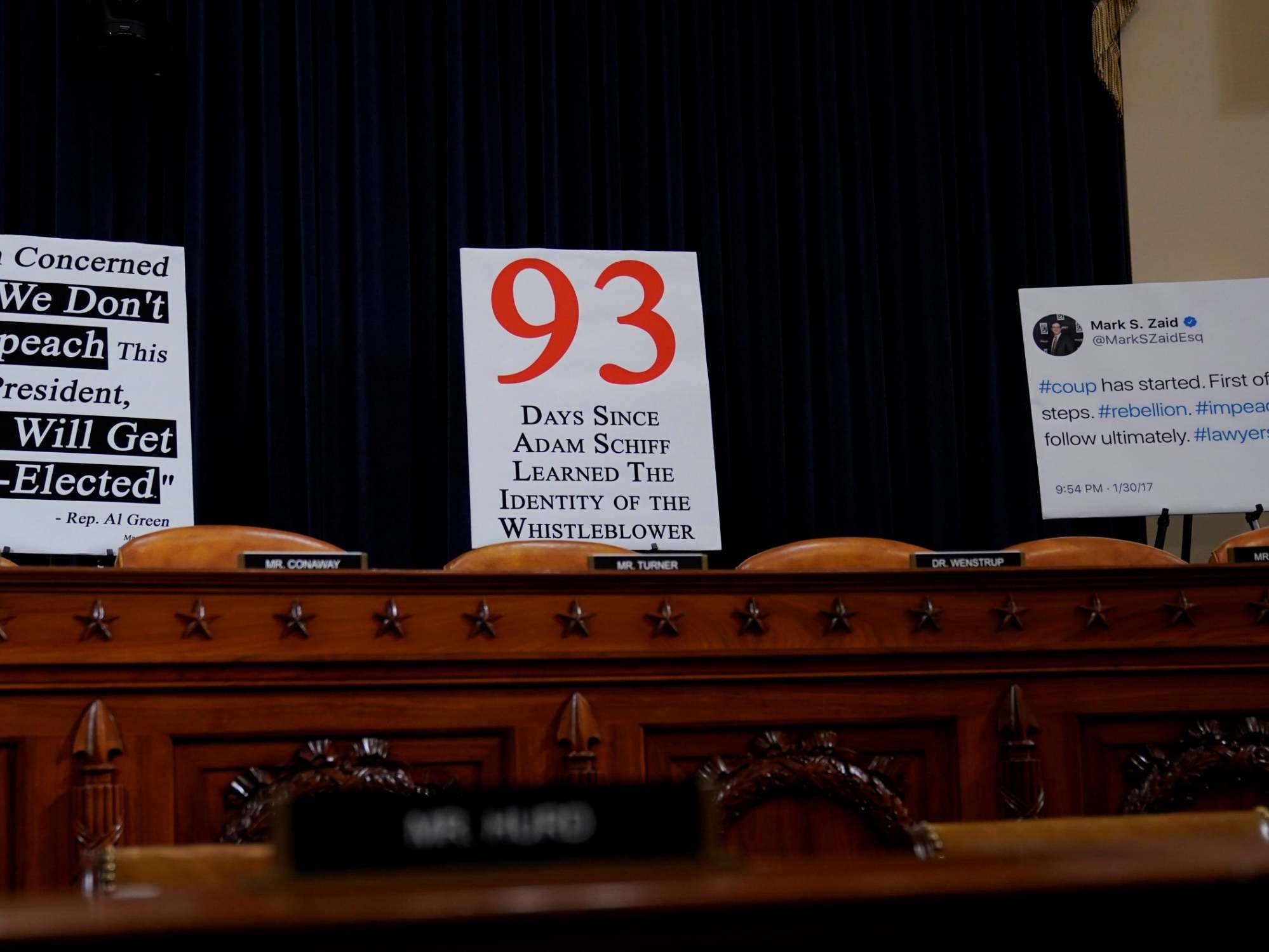 Trump impeachment hearings: White House releases &apos;swamp&apos; video defending president as public inquiry begins