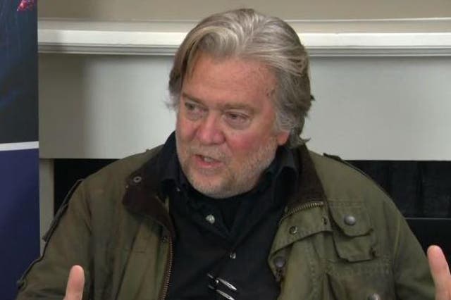Mr Bannon was criticised for his far-right political views throughout his time with the Trump campaign and beyond