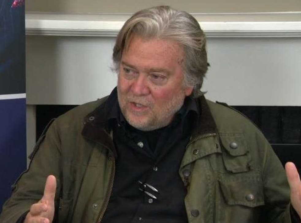 Mr Bannon was criticised for his far-right political views throughout his time with the Trump campaign and beyond