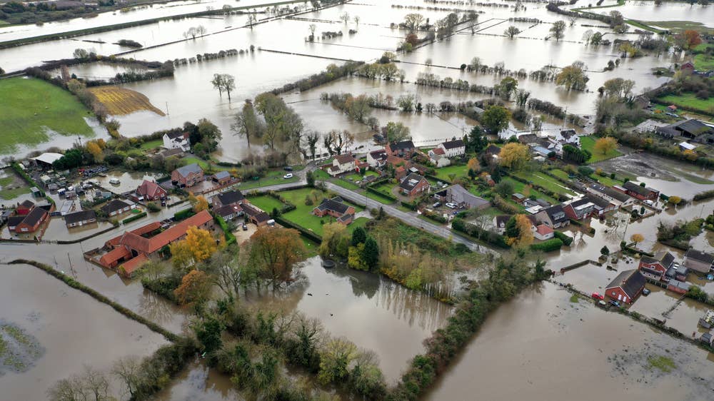 Uk Weather More Than 100 Flood Warnings In Place With Parts Of