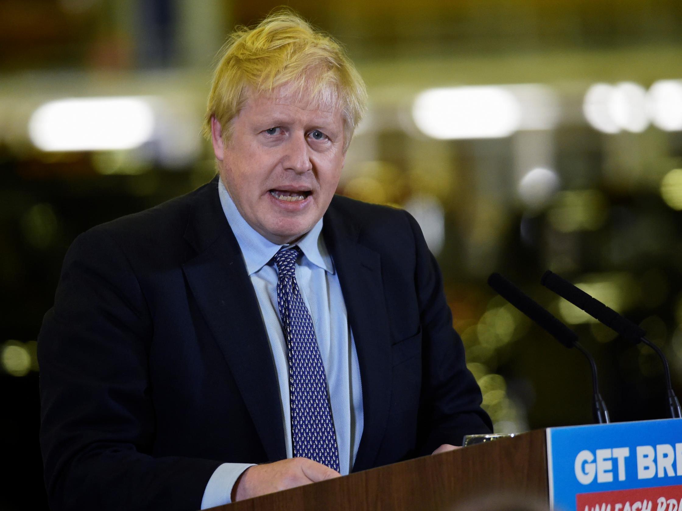 General election: Johnson seeks to capitalise on confusion over Labour stance on Scottish referendum