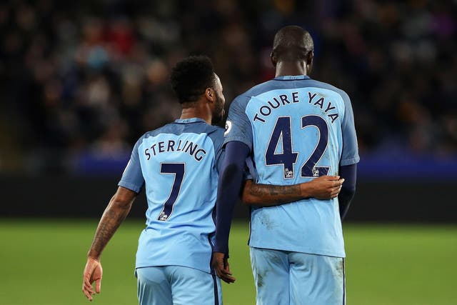 Yaya Toure has said Pep Guardiola should be disappointed with how Gareth Southgate handled Raheem Sterling