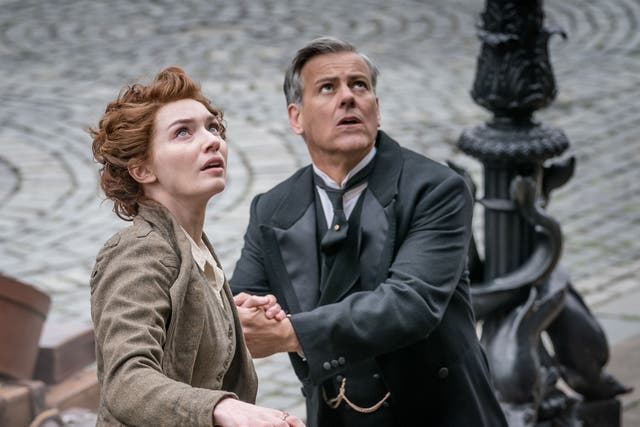 Eleanor Tomlinson and Rupert Graves in ‘The War of the Worlds’