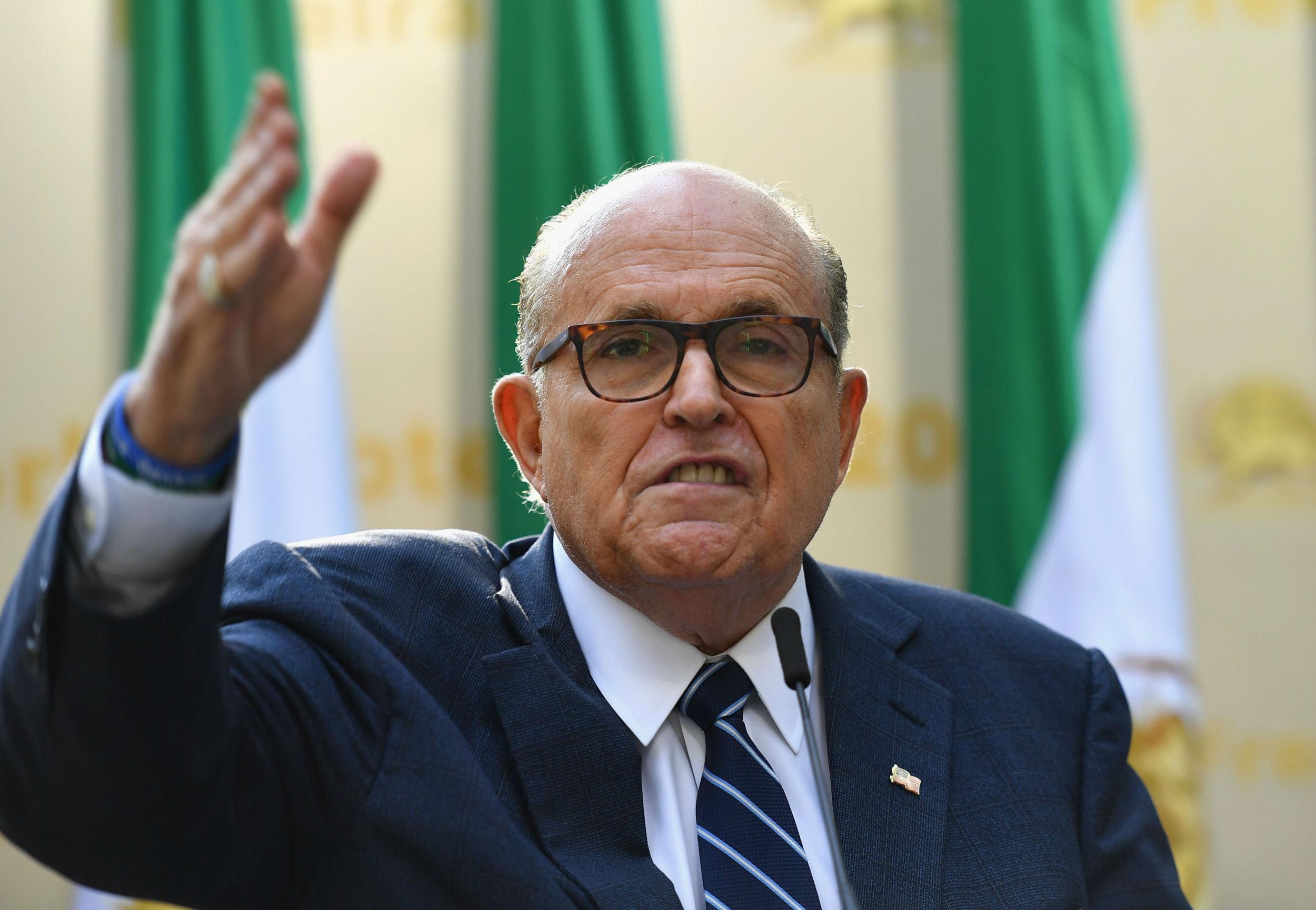 Mr Giuliani has repeatedly said he has never had dealings with the eastern European country