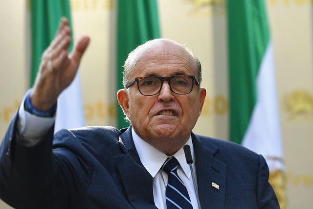 Mr Giuliani has repeatedly said he has never had dealings with the eastern European country
