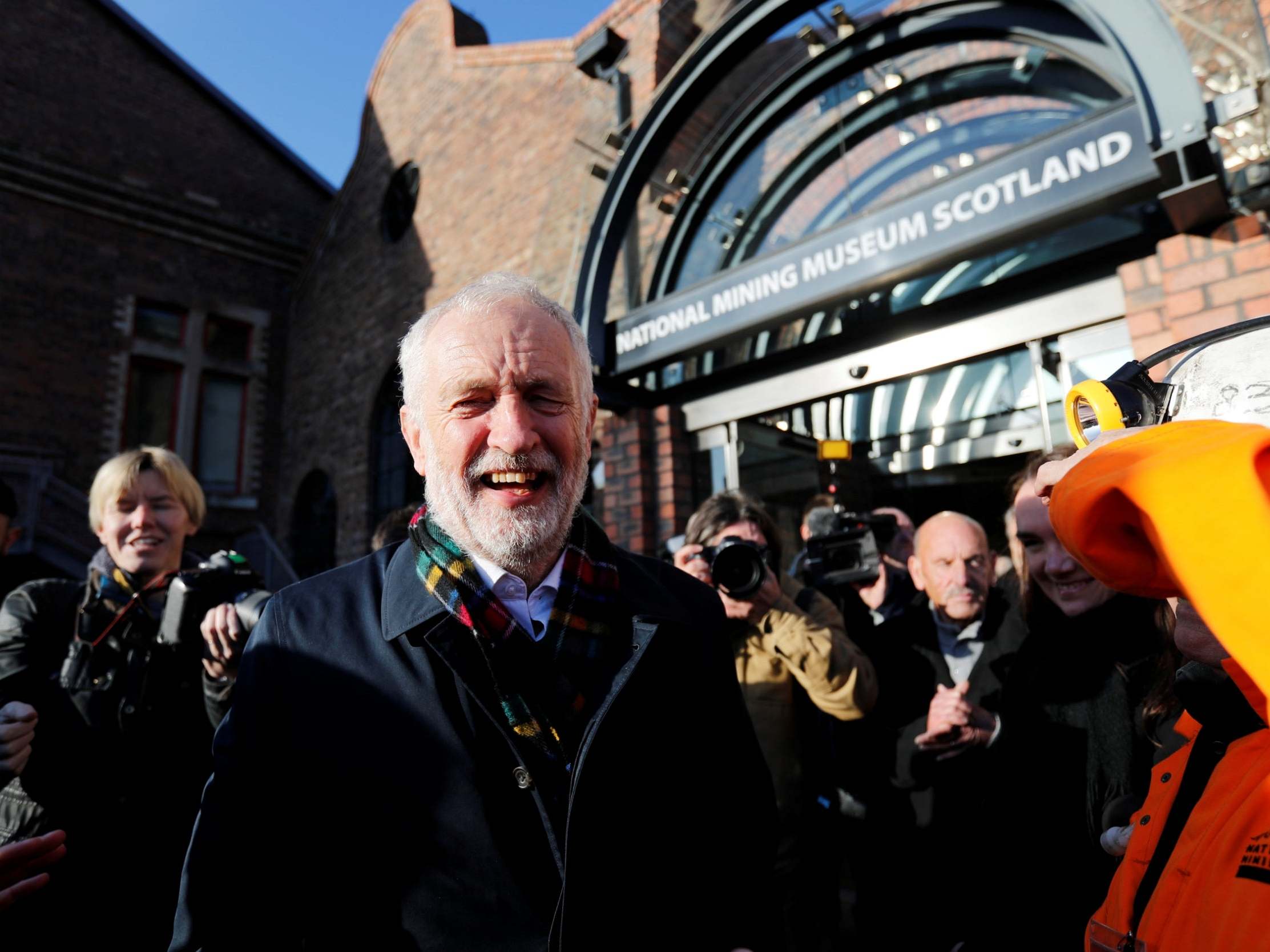 Jeremy Corbyn on the campaign trail