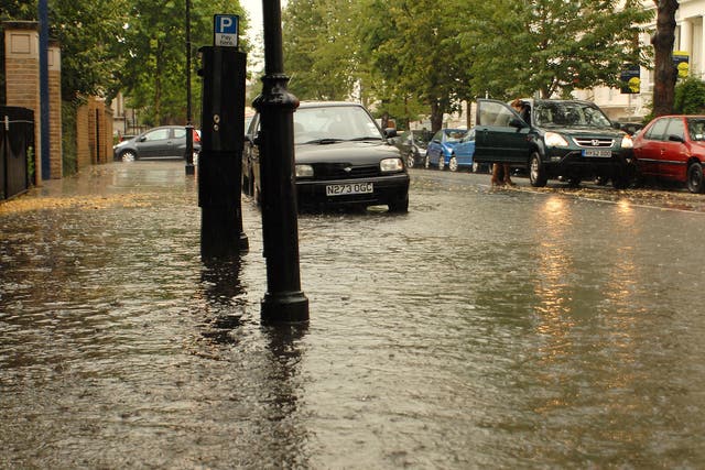 Flooding in London in 2007 was a source of much distress 