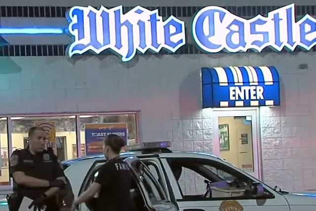 The brawl happened outside a White Castle restaurant in May