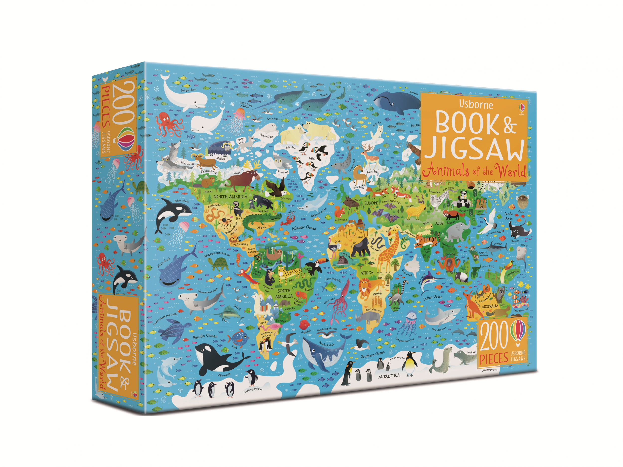 This 200-piece jigsaw will keep kids occupied (but not bored) during the holidays (Usbourne)