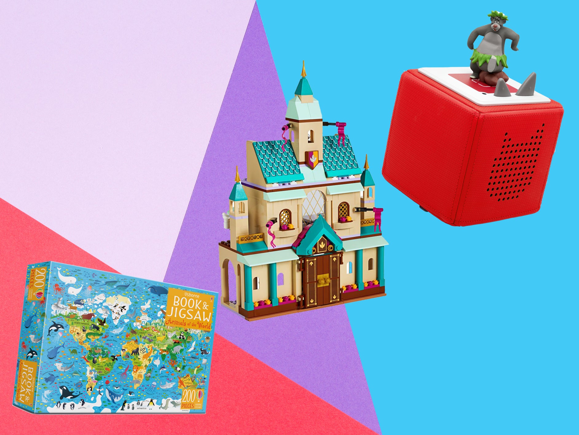 Build A Castle model kit from Small World Creative great for young kids
