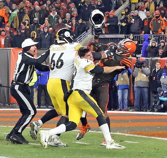 Myles Garrett suspended indefinitely by NFL for smashing Mason Rudolph ...