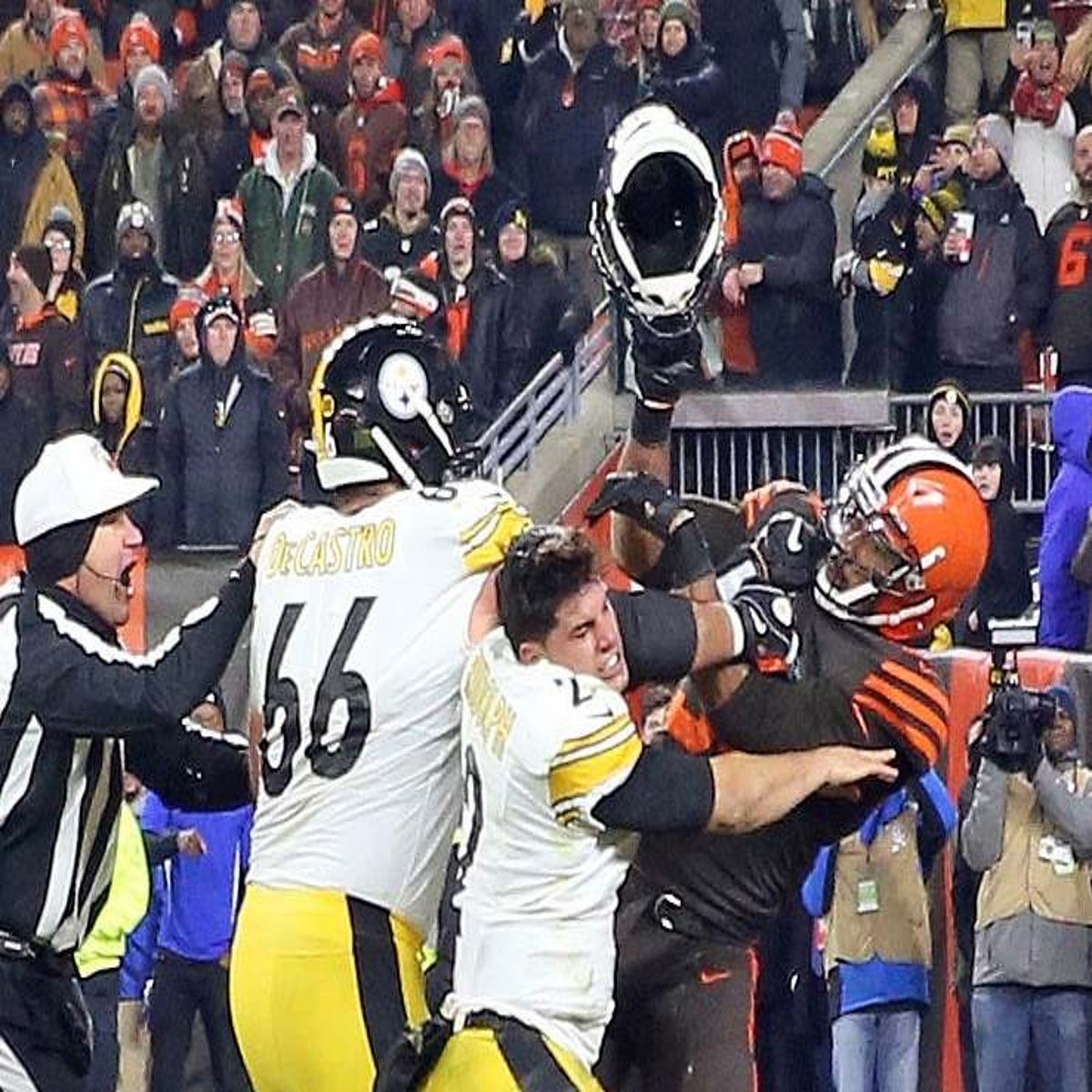 Myles Garrett Says Hitting Mason Rudolph with Helmet Was 'Idiotic