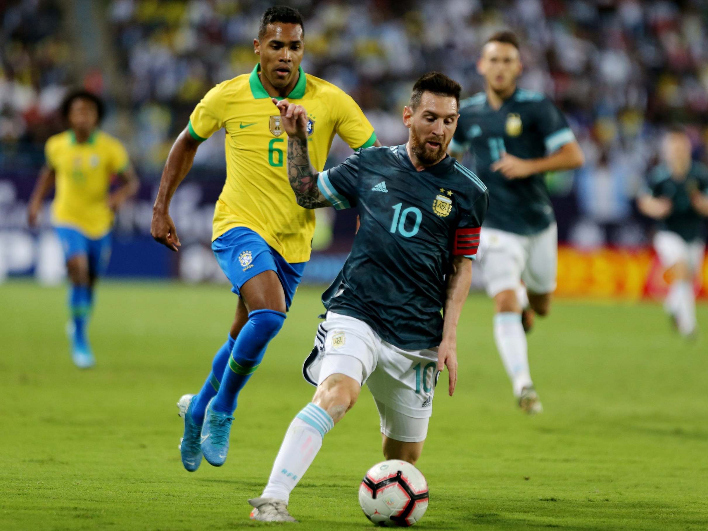 Lionel Messi Leads Argentina To Win Over Brazil In Saudi Arabia Friendly The Independent The Independent